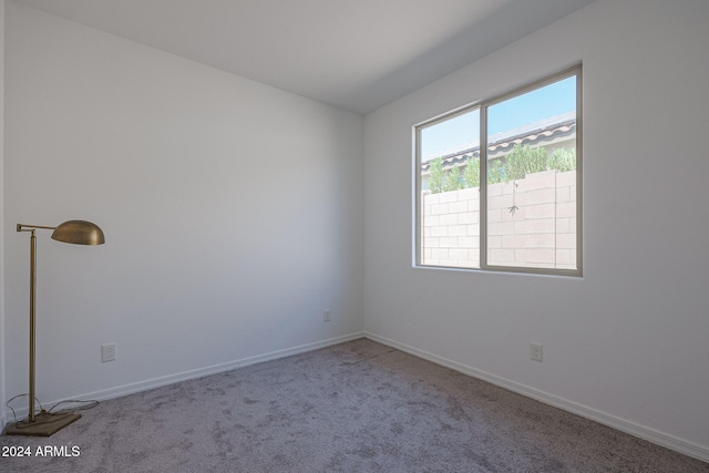 unfurnished room featuring carpet floors