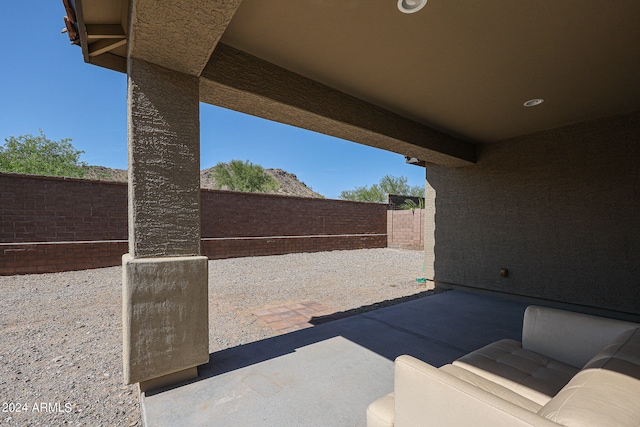 view of patio