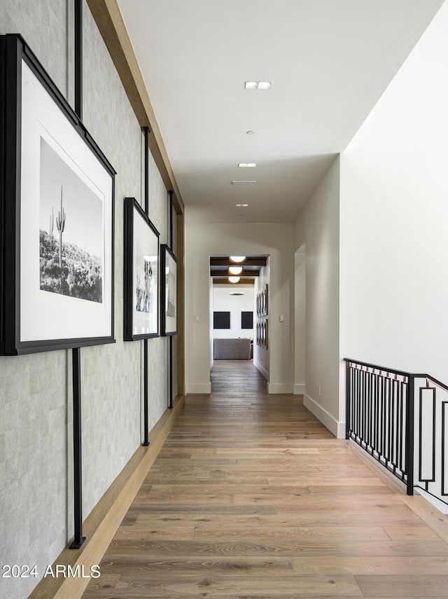 20958 N 112th St, Scottsdale, AZ 85255 - hall with light wood finished floors and baseboards
