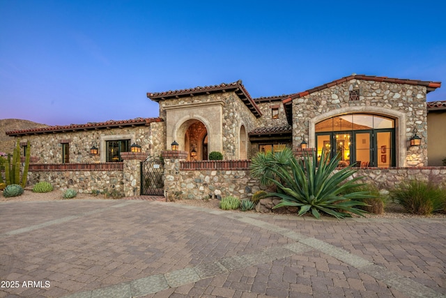 view of mediterranean / spanish-style home