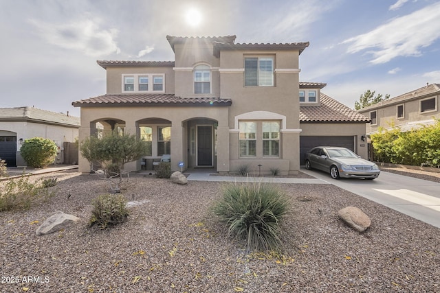 mediterranean / spanish-style house with a porch