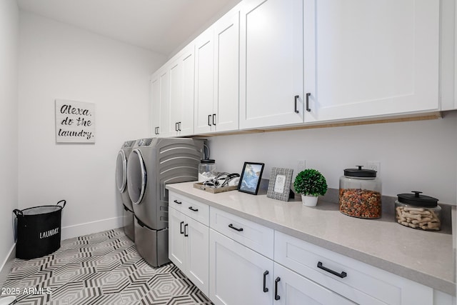1920 E Creek Canyon Rd, Phoenix, AZ 85086 - washroom featuring cabinet space and separate washer and dryer