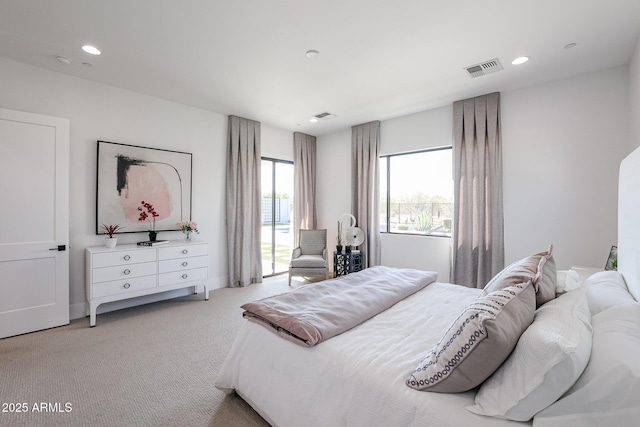 1920 E Creek Canyon Rd, Phoenix, AZ 85086 - bedroom with light carpet and recessed lighting