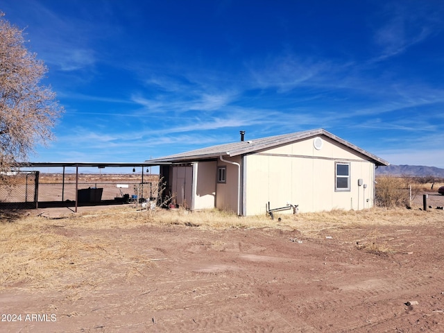 view of outbuilding