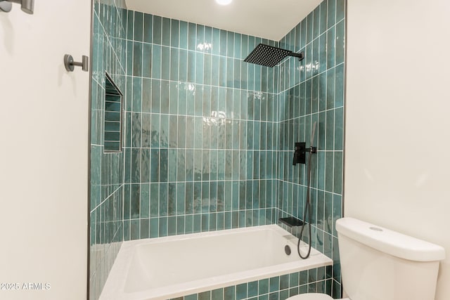 15038 E Greene Valley Dr, Fountain Hills, AZ 85268 - bathroom with tiled shower / bath combo and toilet
