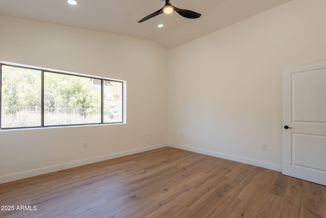 15038 E Greene Valley Dr, Fountain Hills, AZ 85268 - unfurnished room featuring recessed lighting, wood finished floors, and baseboards