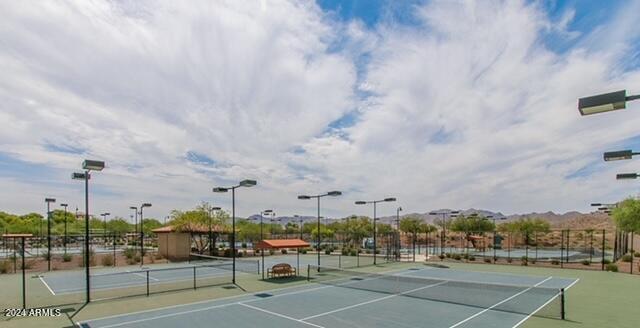 view of tennis court