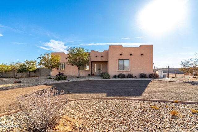 view of southwest-style home