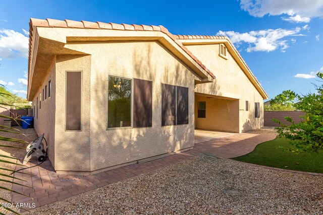 exterior space with a patio