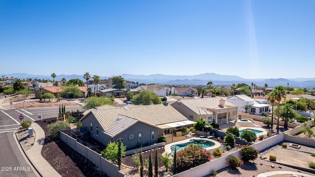 15009 E Palomino Blvd, Fountain Hills, AZ 85268 - aerial perspective of suburban area featuring mountains