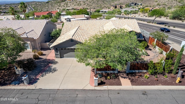 15009 E Palomino Blvd, Fountain Hills, AZ 85268 - aerial perspective of suburban area with a mountain backdrop