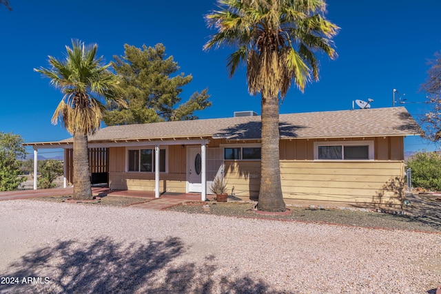 view of ranch-style house