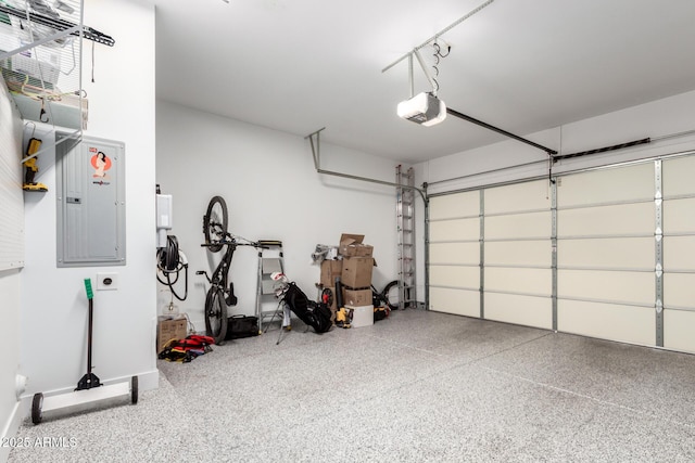 540 W Mariposa St Unit 9, Phoenix, AZ 85013 - garage with electric panel and a garage door opener
