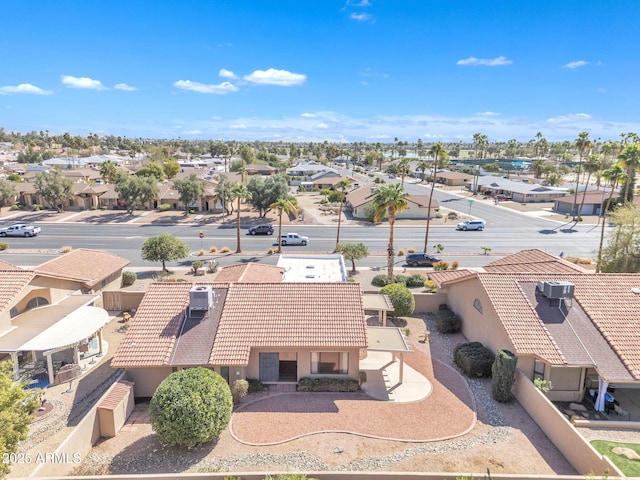 drone / aerial view featuring a residential view