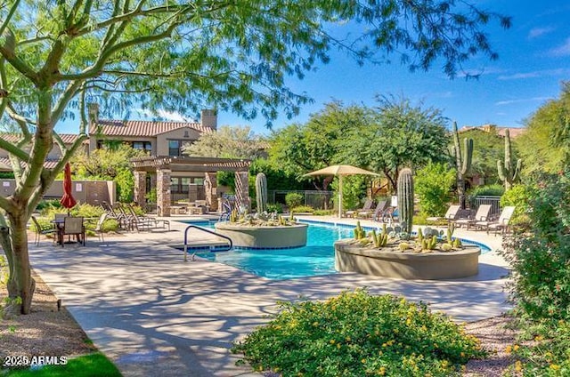 20750 N 87th St Unit 2103, Scottsdale, AZ 85255 - community pool featuring a patio area and a pergola
