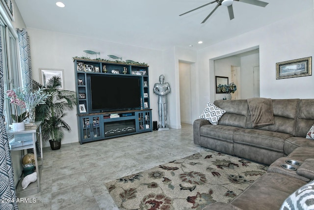 view of living room