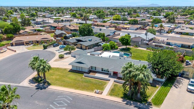 737 E 7th Pl, Mesa, AZ 85203 - aerial perspective of suburban area featuring mountains