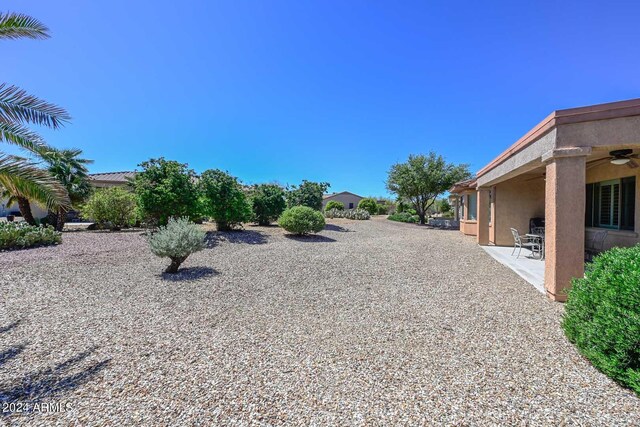 17041 W Artesia Dr, Surprise, AZ 85387 - view of yard featuring a patio and ceiling fan