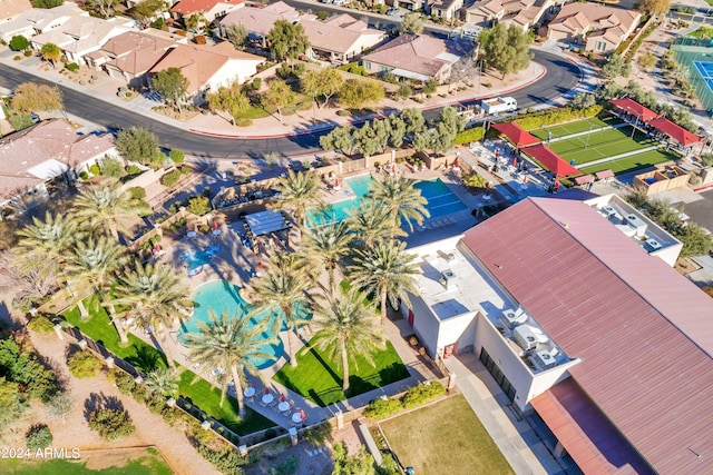 bird's eye view featuring a residential view