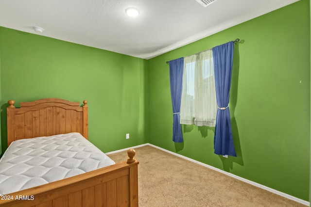 bedroom featuring carpet flooring