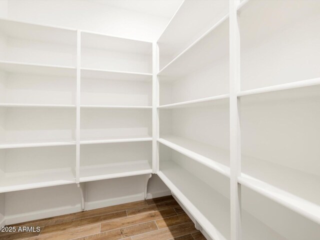 view of storage area