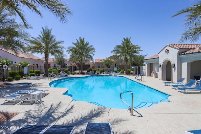 281 E Shamrock Dr, Chandler, AZ 85286 - community pool featuring a patio