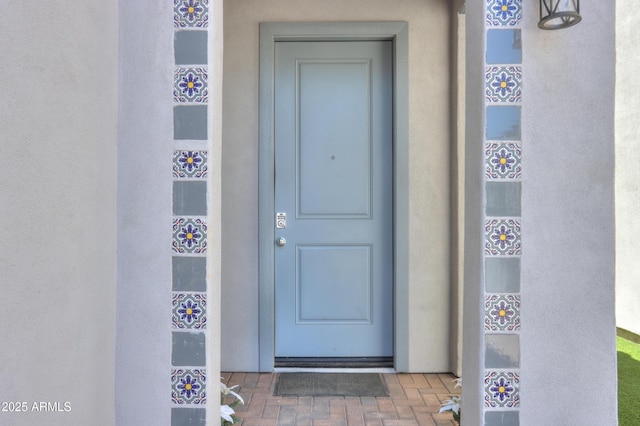 281 E Shamrock Dr, Chandler, AZ 85286 - entrance to property with stucco siding
