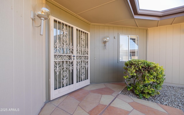 view of entrance to property