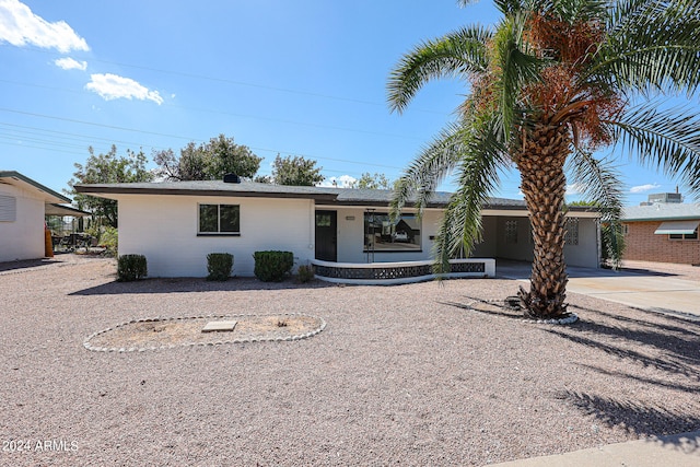 view of ranch-style house