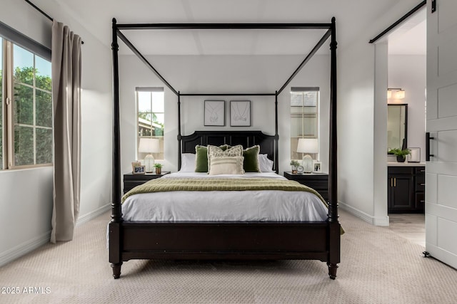 1931 E Aster Pl, Chandler, AZ 85286 - bedroom featuring light colored carpet and ensuite bath