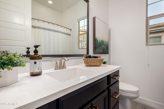 1931 E Aster Pl, Chandler, AZ 85286 - full bath featuring vanity, recessed lighting, and wood finished floors