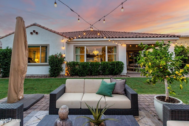 1931 E Aster Pl, Chandler, AZ 85286 - view of patio with an outdoor living space