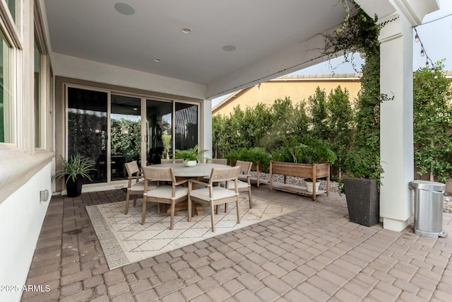 1931 E Aster Pl, Chandler, AZ 85286 - view of patio / terrace featuring outdoor dining area
