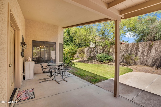 view of patio