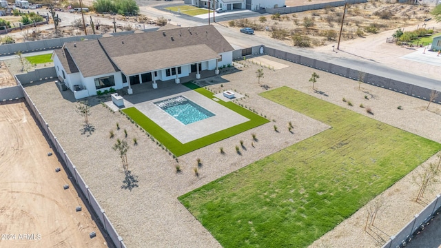 drone / aerial view