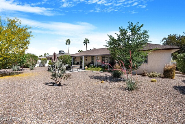 9621 E Calgary Ave, Sun Lakes, AZ 85248 - view of front of property featuring a patio