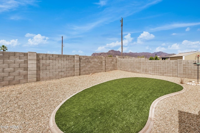 1874 E Mesquite Ave, Apache Junction, AZ 85119 - view of yard with a mountain view