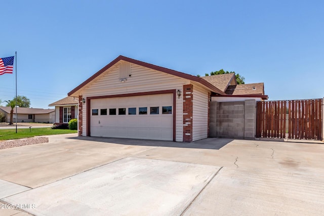 2003 W Tyson St, Chandler, AZ 85224 - ranch-style home featuring fence, a shingled roof, concrete driveway, and a garage