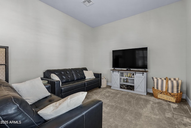 1439 E Mead Dr, Gilbert, AZ 85298 - carpeted living room featuring baseboards
