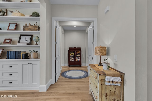 1439 E Mead Dr, Gilbert, AZ 85298 - corridor with light wood finished floors and baseboards