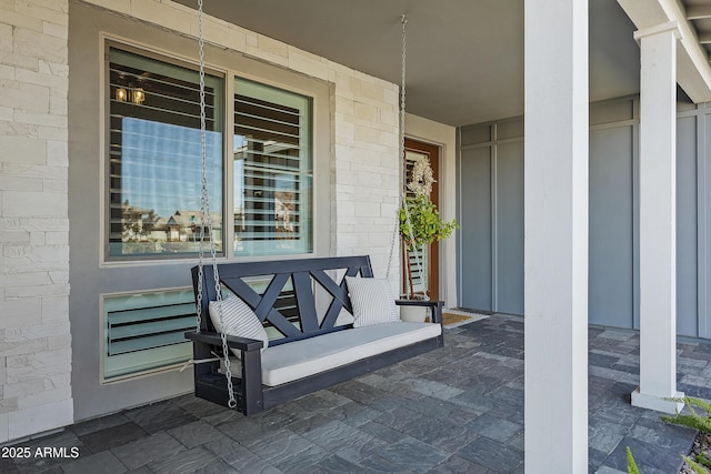 1439 E Mead Dr, Gilbert, AZ 85298 - view of patio / terrace with a porch