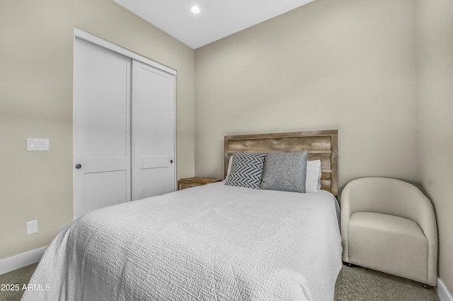 3367 W Lyra Way, Flagstaff, AZ 86001 - bedroom featuring baseboards, carpet, and a closet