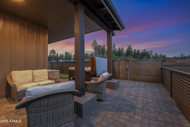 3367 W Lyra Way, Flagstaff, AZ 86001 - view of patio / terrace featuring an outdoor living space