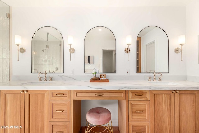 16227 N 63rd Pl, Scottsdale, AZ 85254 - full bathroom featuring double vanity