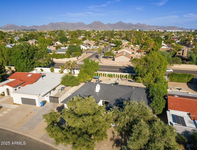 16227 N 63rd Pl, Scottsdale, AZ 85254 - aerial view of residential area with a mountainous background