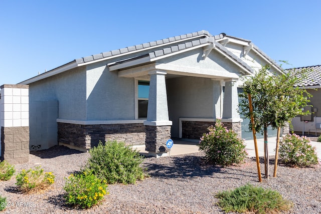 view of craftsman house