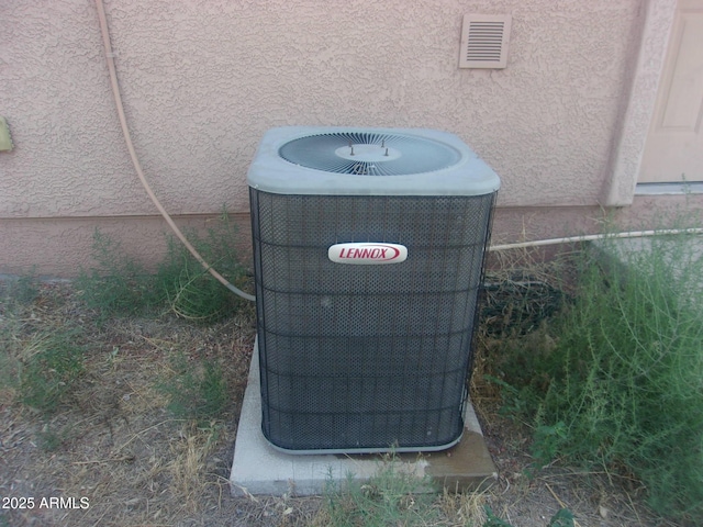 4616 E Monument Way, Rimrock, AZ 86335 - exterior view of a central AC unit and stucco siding