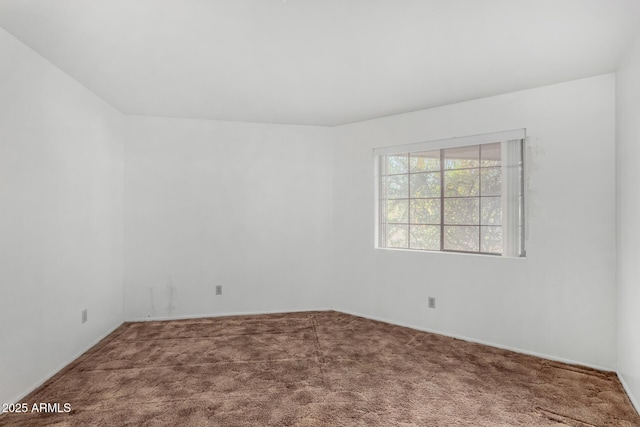 empty room featuring carpet floors