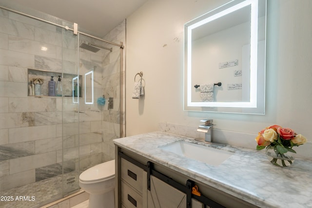 10601 N 36th St, Phoenix, AZ 85028 - full bath with vanity, toilet, and a shower stall