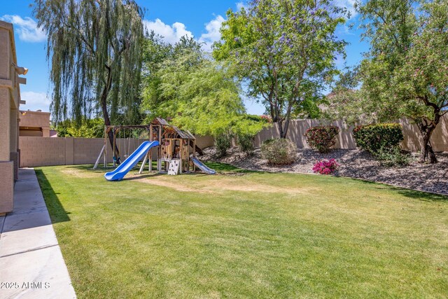 7758 E Nestling Way, Scottsdale, AZ 85255 - view of yard with a playground